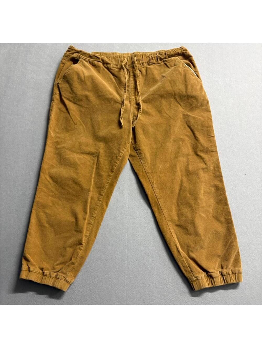 Arizona Jean Co Corduroy Joggers Womens XXL Brown Cotton Stretch Crop Pants